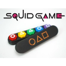 3DreaMaker Squid Game Oyun 5 Taş Seti Kalamar Oyun Beştaş Oyuncak Renkli Taş Gonggi - Kutulu