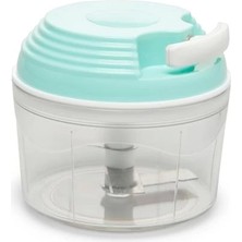 Ipli El Rondosu 3 Bıçaklı Pratik Ip Çekmeli Doğrayıcı Mutfak Mini Rota