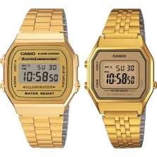 Casio  A168WG-9WDF - LA680WGA-9DF Çift Kol Saati