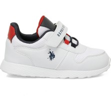 U.S. Polo Assn. Garfıeld Jr 5fx Beyaz Erkek Çocuk Spor Ayakkabı