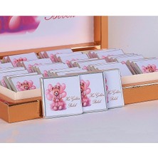 (ELİT ÇİKOLATA) İSME ÖZEL KIZ ÖZEL TASARIM BEBEK ÇİKOLATASI DOĞUM,DOĞUM GÜNÜ,MEVLİD HEDİYELİK İSİMLİ