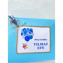 Isme Özel Balonlu (Elit Çikolata) Isimli Bebek Çikolatası 72 adet Dogum-Yaş Günü-Hediyelik Çikolata