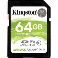 64GB Sdxc CLAS10 Uhsı SDS2/64GB Hafıza Kartı