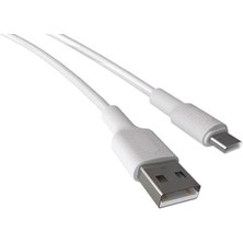 Coral USB A-C Hızlı Şarj Kablosu (Beyaz + Beyaz Uç) (150 Cm)