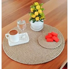 Supla - Hasır Ip Halat Supla Takımı Amerikan Servis 2 Parça Takım