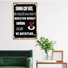 Durusoy Shop Center Ahşap Retro Mdf Poster , Komik Sözler , Duvar Yazıları , Manzara ,  Tarih , Edebiyat - TBL0441