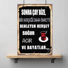 Durusoy Shop Center Ahşap Retro Mdf Poster , Komik Sözler , Duvar Yazıları , Manzara ,  Tarih , Edebiyat - TBL0441