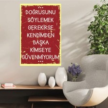 Durusoy Shop Center Ahşap Retro Mdf Poster , Komik Sözler , Duvar Yazıları , Manzara ,  Tarih , Edebiyat - TBL0372