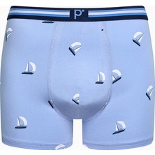 Erkek Blue Sailor 3lü Çok Renkli Boxer