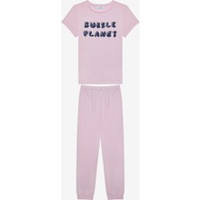 Penti Pamuklu Kız Çocuk Bubble 2li Çok Renkli Pijama Takımı