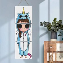 Durusoy Shop Center Ahşap Katlanabilir 3lü Tablo - TBL0109