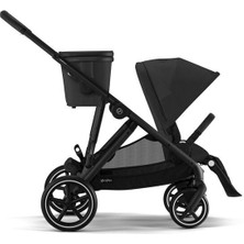 Cybex Gazelle S (Black Şasi) Ikiz Bebek Arabası (Moon Black)