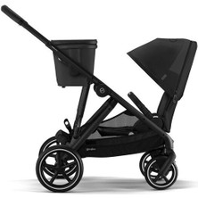 Cybex Gazelle S (Black Şasi) Ikiz Bebek Arabası (Moon Black)