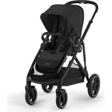 Cybex Gazelle S (Black Şasi) Ikiz Bebek Arabası (Moon Black)