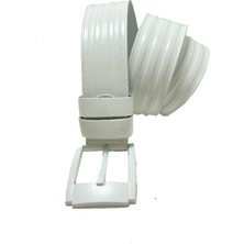 Derimine  Deri Erkek Desenli Kot Kemeri 4,5 cm