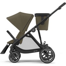 Cybex Gazelle S (Black Şasi) Ikiz Bebek Arabası (Classic Beige)