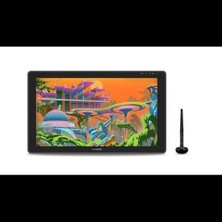 Huion Kamvas 22 Plus IPS Panel Full Hd LCD Grafik Tablet 8192 Kademe Basınç Hassasiyetli, 140% Srgb, 5080LPI Çözünürlük Grafik Tablet (HUGS2202)