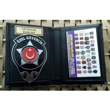 Aldatmaz Özel Güvenlik Rozetli Cüzdanı Sadece Özel Güvenlik Görevlisi Sipariş Verebilir