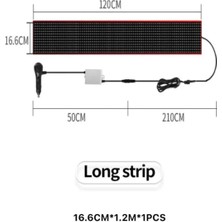 Wearfit Pro LED Matrix Panel Kamyon ve Tır Için Uzaktan Kumandalı Dijital Ekranlı Göz Animasyonu 1,2 Metre (App Yok)