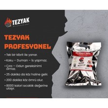 Tezyak Profesyonel Tek Kibritle Yanan Yeni Nesil Mangal Kömürü (2 kg  x 2 Paket) 4 kg