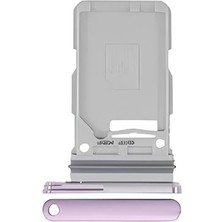 Tkgz Samsung Galaxy  S21 - SM-G991B Sim Çekmecesi Mor