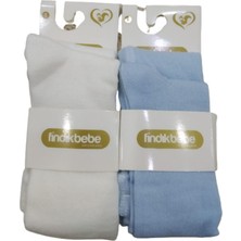 Yenidoğan Külotlu Bebe Çorabı 2'li Set