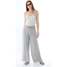 Italyan Korse Belli Astarlı Ipek Pantolon