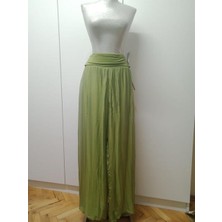 Italyan Korse Belli Astarlı Ipek Pantolon