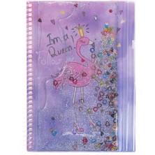 Vuki Flamingo Simli ve Sulu Kapaklı Kalem Kutulu A5 Defter