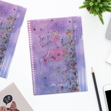 Vuki Flamingo Simli ve Sulu Kapaklı Kalem Kutulu A5 Defter