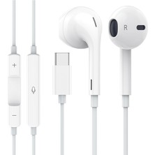 Etiget Apple iPhone 15 & 16 Serisi Uyumlu Mikrofonlu Usb-C Kablolu Mikrofonlu Kulaklık