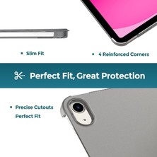 TEKNETSTORE Ipad 10. Nesil 10.9 Uyumlu Kılıf Uyku Modlu Pu Deri Smart Standlı Case A2696 A2757 A2777