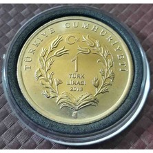 Gündüz Ticaret Bimetal Hayvanlar 2013 Telli Turna Çil Hatıra Para Kapsül Içinde Görseldeki Ürün Gönderilecek