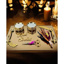 Cherish Gold Söz Nişan Tepsisi