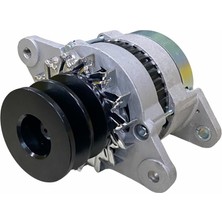 24V ALTERNATÖR DİNAMO NIKKO TİPİ 40 A (ÇİFT KASNAK 17 KAYIŞ) KOMATSU