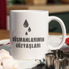 Kasars "düşmanlarımın Gözyaşları" Yazılı Kupa Bardak – Eğlenceli ve Kendine Güvenen Tasarım