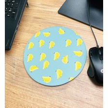 Giftmoda Muz Tasarımlı Oval Mouse Pad	