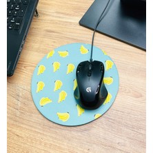 Giftmoda Muz Tasarımlı Oval Mouse Pad	