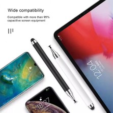 Fibaks 2in1 Dokunmatik Stylus Disk Pen ve Tükenmez Tablet Kalemi Telefon Tüm Dokunmatik Ekranlara Uyumlu