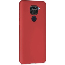 Piyasa Sepeti Xiaomi Redmi Note 9 Premium Silikon Kılıf Bordo
