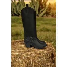 Fitbas 411797 014 Kadın Siyah Büyük & Küçük Numara Cizme