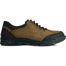 Fitbas 914311 677 Erkek Oliv Deri Kışlık Büyük Numara Ayakkabı