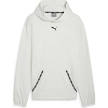 Puma Fit Pwrfleece Hoodie Beyaz Erkek Sweatshirt/kapüşonlu - 524935 05