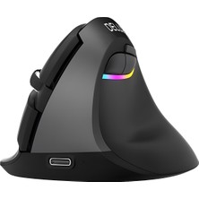 Delux M618 Mini Bluetooth 4.0+ 2.4g Ergonomik Şarjlı Sessiz Rgb Mouse