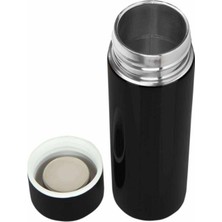 Baylar 150 ml Cep Tipi Mini Ufak Çelik Çift Katmalı Termos Siyah