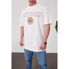 New York City Beyaz Tshirt