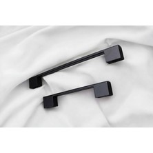 Dizayn House Siyah Köprü Çekmece ve Dolap Kulpu