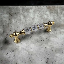 Dizayn House Gold Kristal Tasarım Dolap ve Çekmece Kulpu