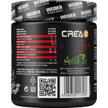 Weider Mega Mass Power Preworkout + Creatine + Glutamin +Taurine + Betain – 300 gr - Aromasız