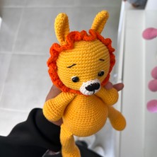 Amigurumi Aslan Oyuncak / Örgü Oyuncak / Uyku Arkadaşı